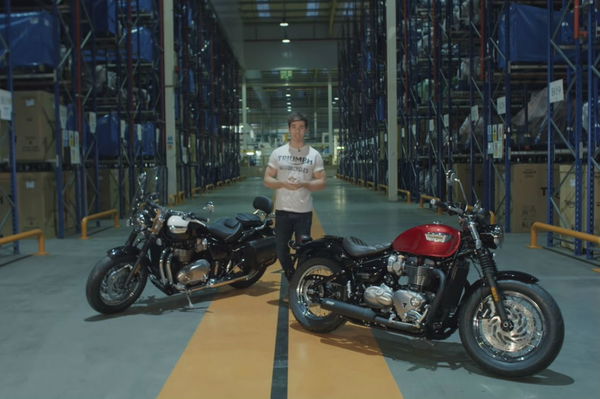 Watch: Triumph unveils Speedmaster and Bobber Black