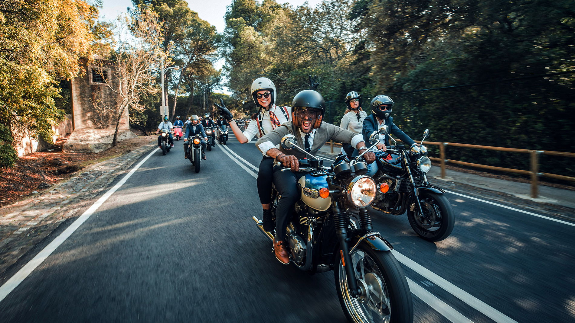 Triumph and Distinguished Gentleman's Ride