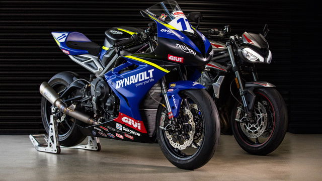 Dynavolt Triumph Street Triple 765 RS revealed