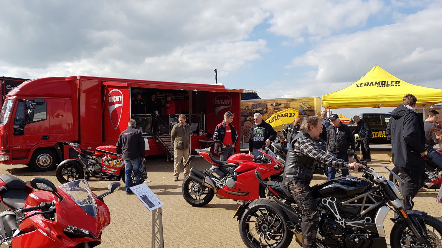 Ducati roadshow truck