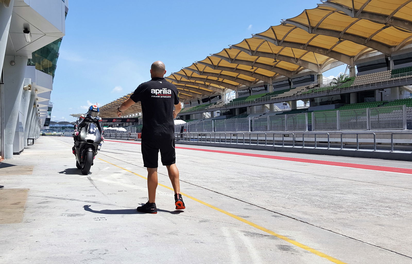 KTM, Aprilia race riders join Sepang Shakedown test