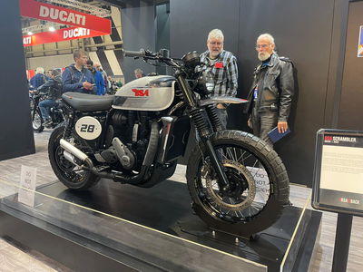 BSA Scrambler at Motorcycle Live