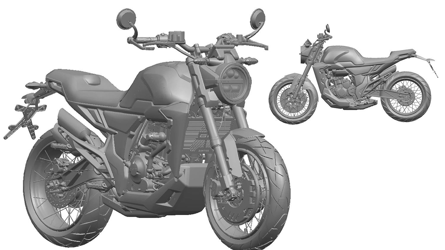 New Zontes 350GK render