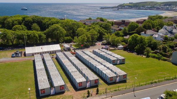 Douglas pop-up village for IOMTT.