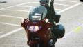 Biker busted by forward facing GATSO
