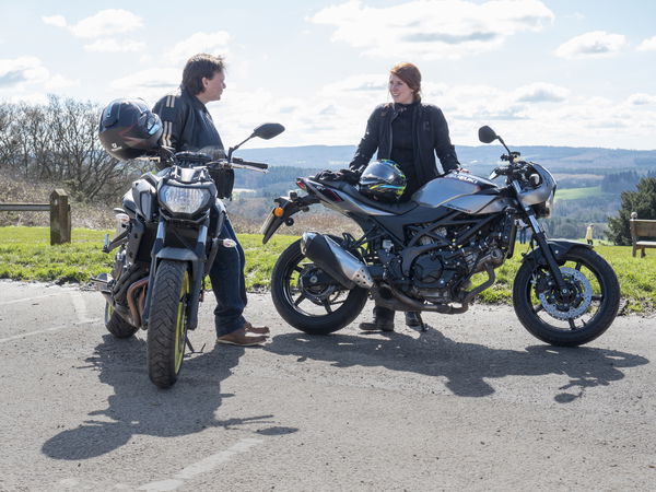 New bike test: Yamaha MT-07 v Suzuki SV650X