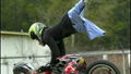 Amputee stunt rider shows no fear video
