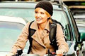 Spotted: Angelina Jolie takes to two wheels