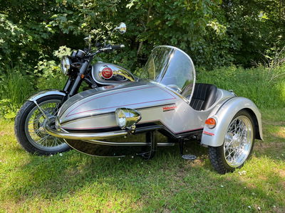 Watsonian sidecar on BSA Gold Star 650