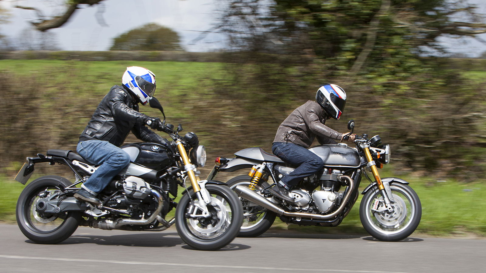 Back-to-back test: Triumph Thruxton R vs BMW R nineT