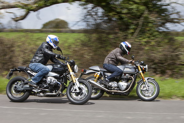 Back-to-back test: Triumph Thruxton R vs BMW R nineT