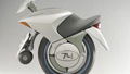 The hydrogen-powered one-wheel motorcycle