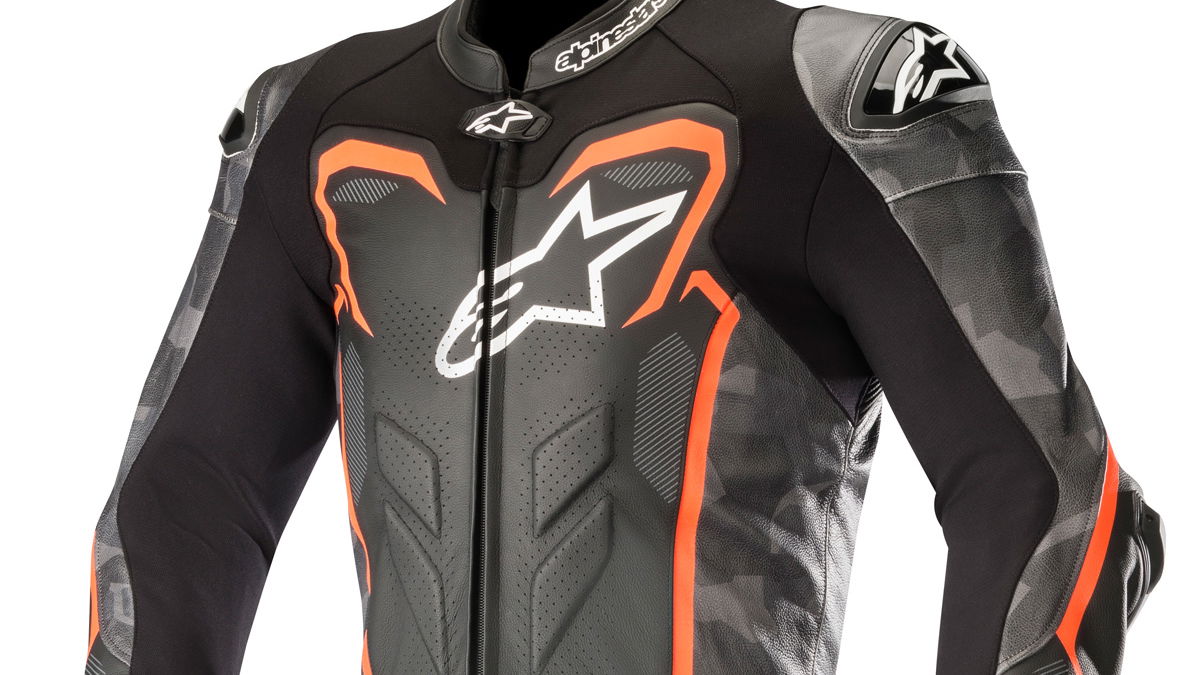 New GP Plus Camo suit from Alpinestars