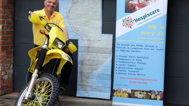 Pensioner embarks on 20,000-mile charity ride