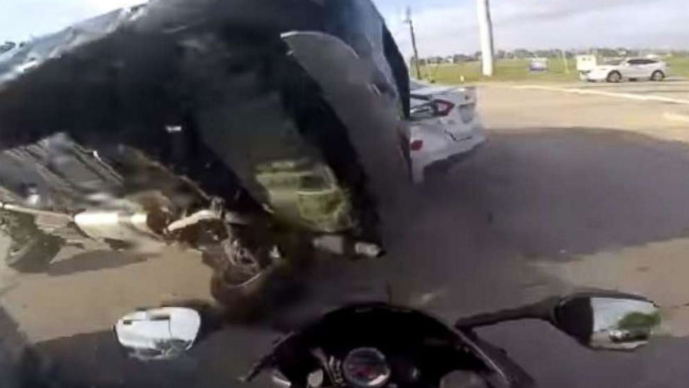 Is this the luckiest rider in the world?