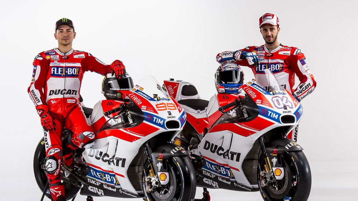 Ducati launches MotoGP 2017 bike with Lorenzo and Dovizioso