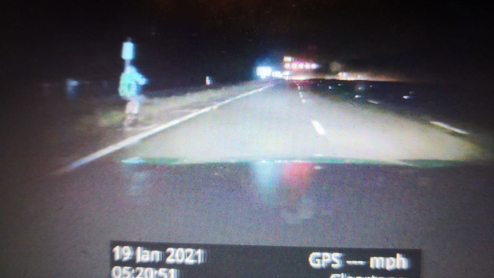 escooter on the motorway