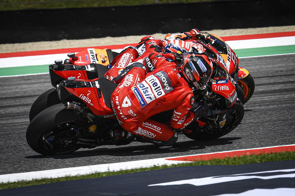 Watch: Petrucci's daring Marquez-Dovizioso double pass 