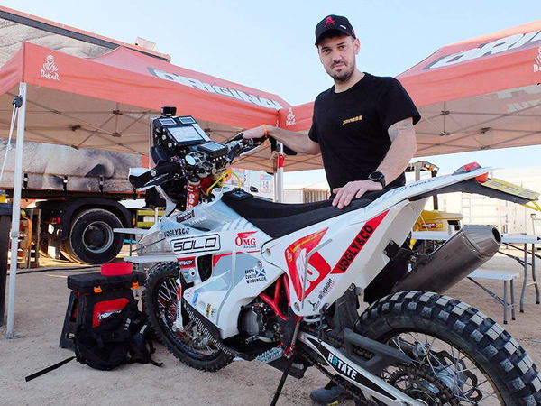 James Hillier and GasGas 450 Rally.