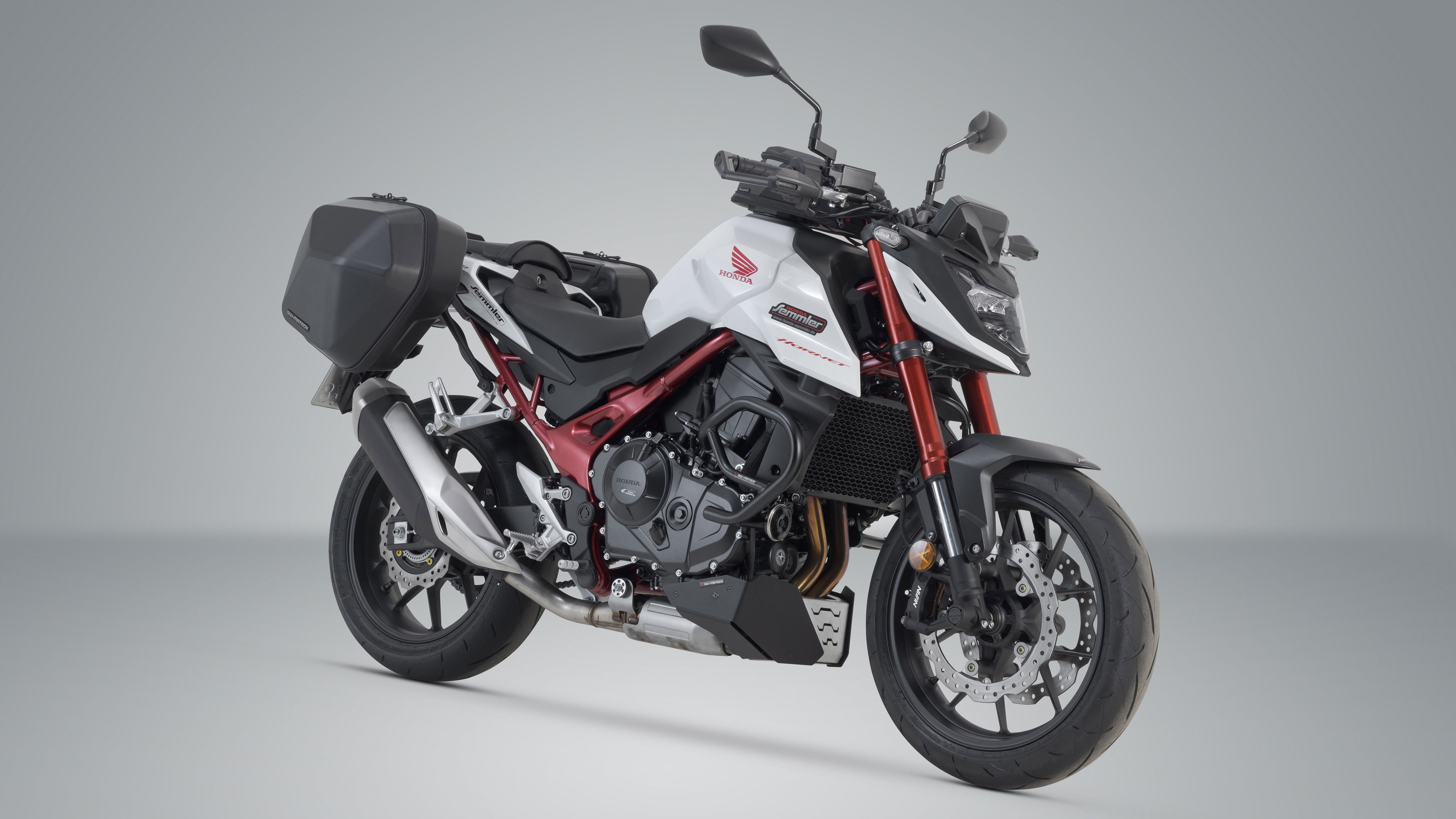 Honda CB750 Hornet with SW-Motech accessories
