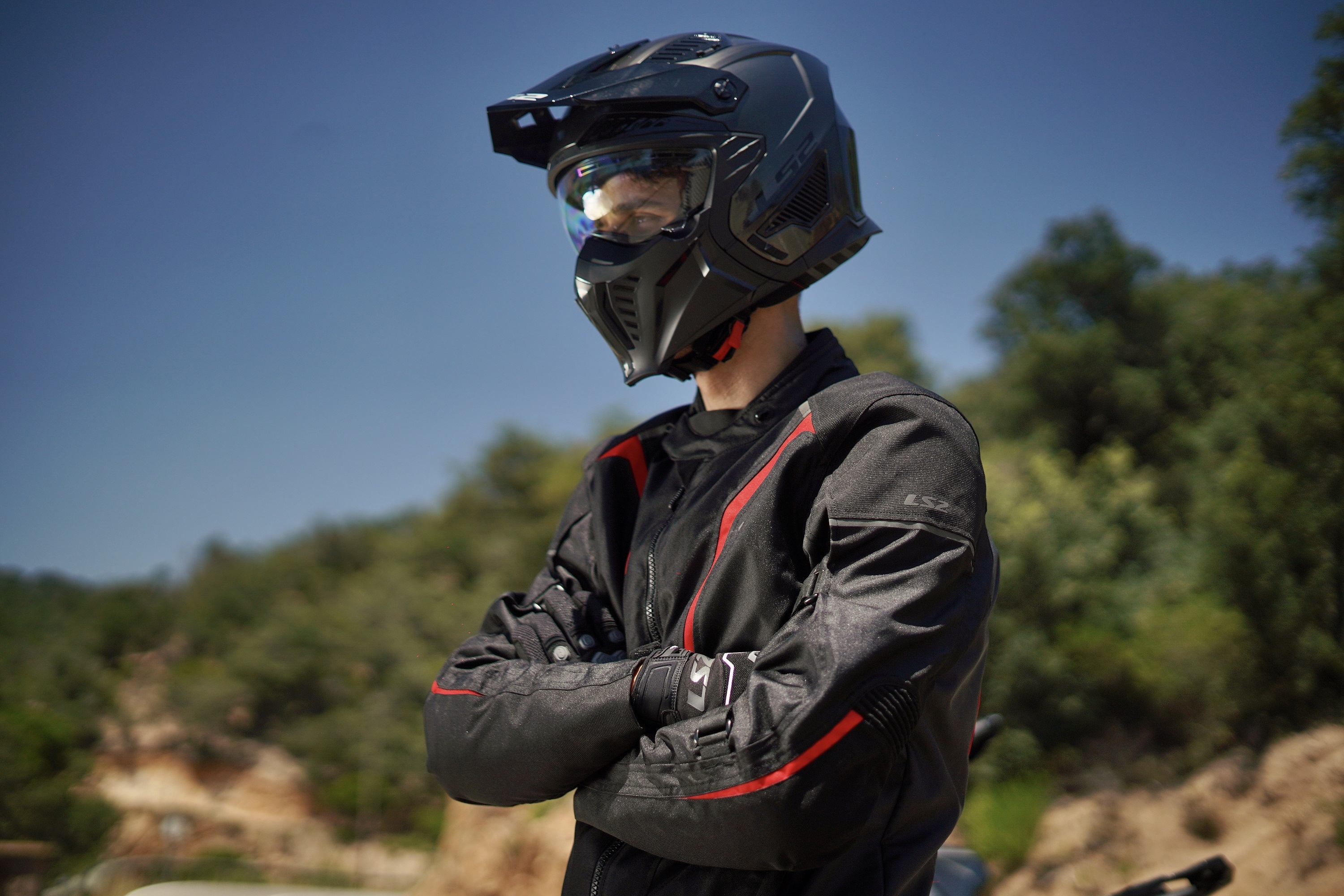 This Moto Jacket Turns Into A Backpack To Hold Your Helmet Off The