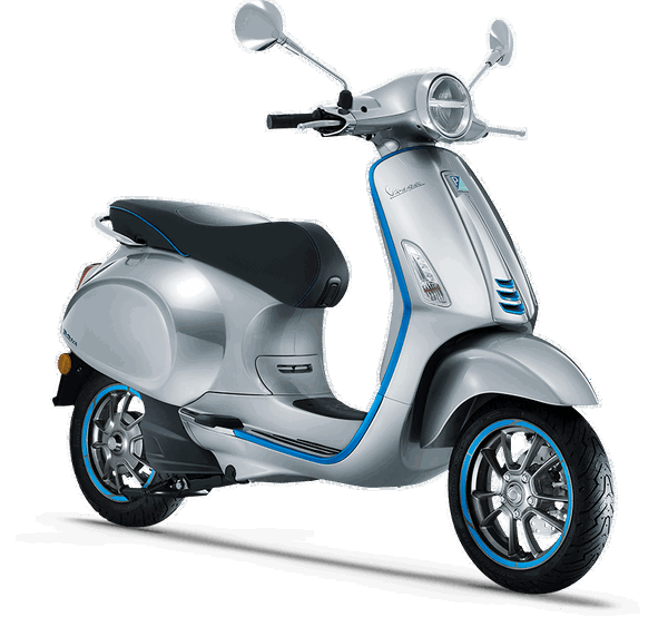 Vespa Elettrica mixes retro styling and high technology