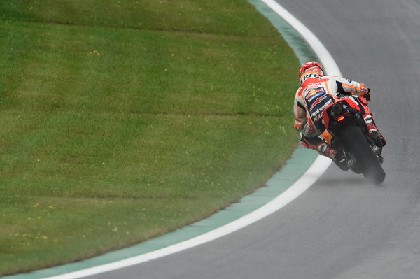 Marquez leads red flag-hit wet FP1