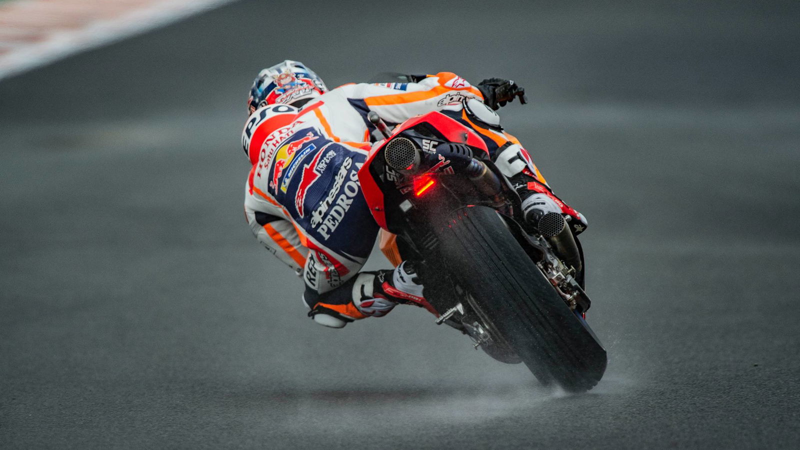 Pedrosa finds wet rhythm ahead of final MotoGP