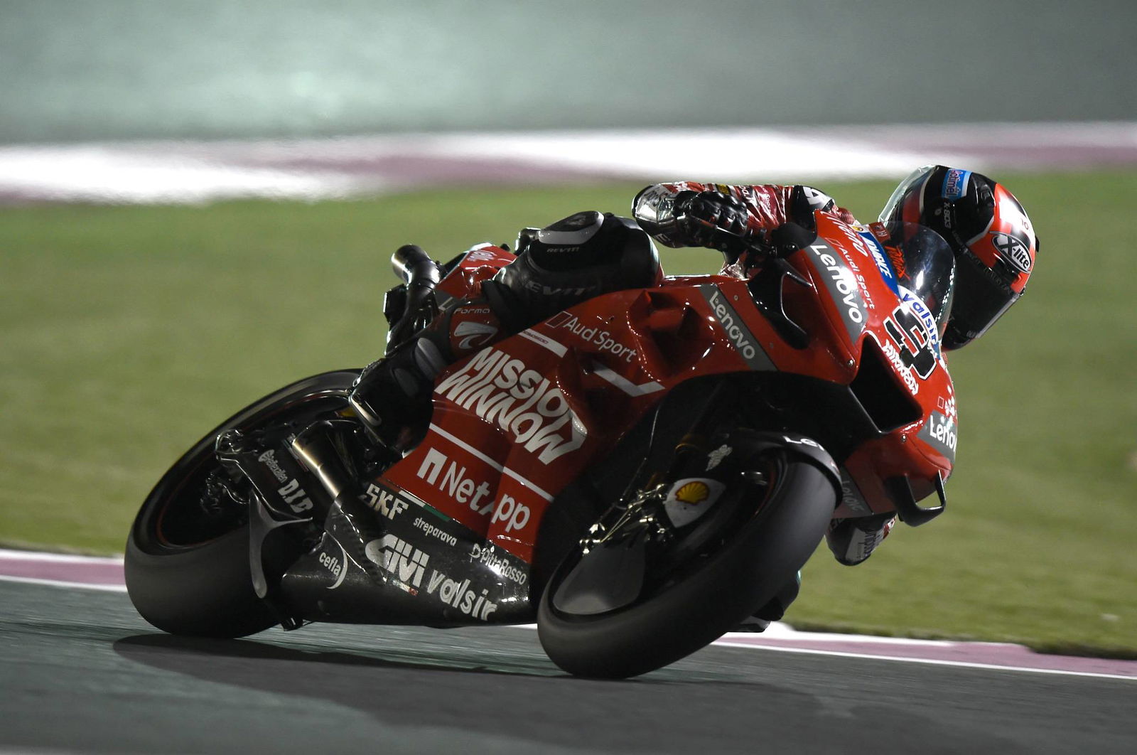 Petrucci leads FP4 among multiple fallers