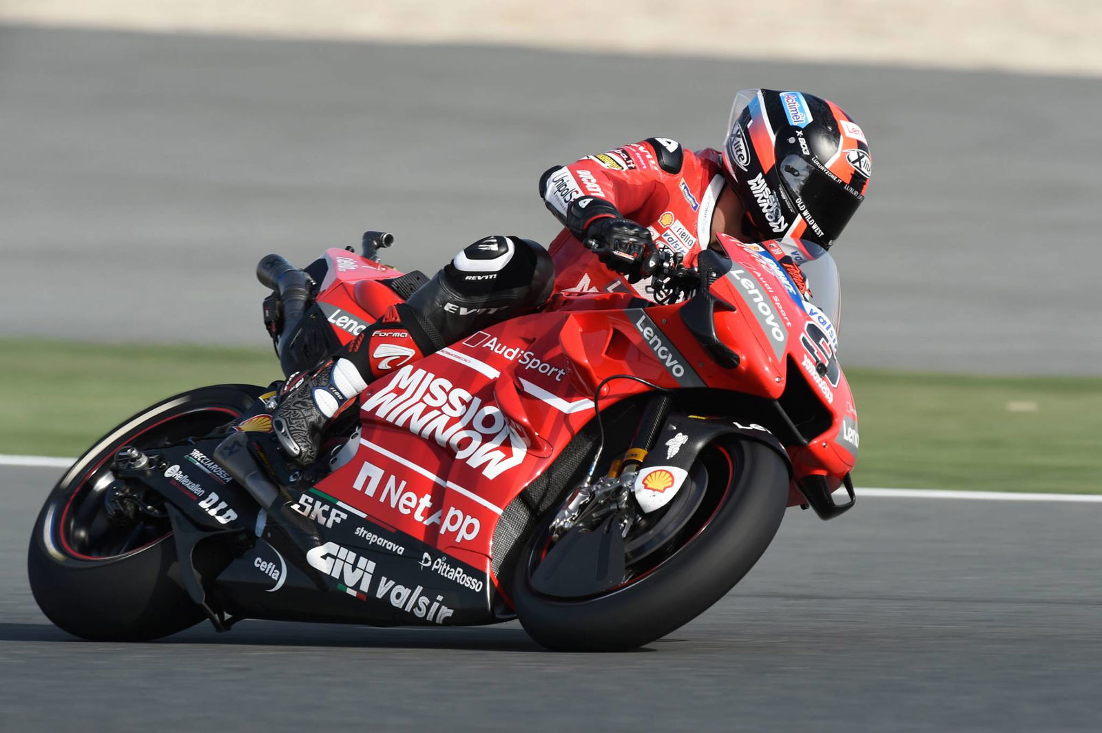 Petrucci tops warm-up, Marquez second