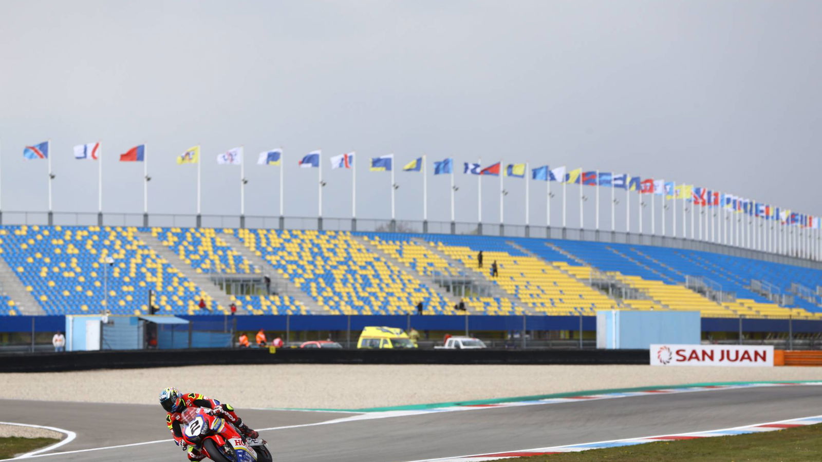 Assen World Superbike race one delayed by snow