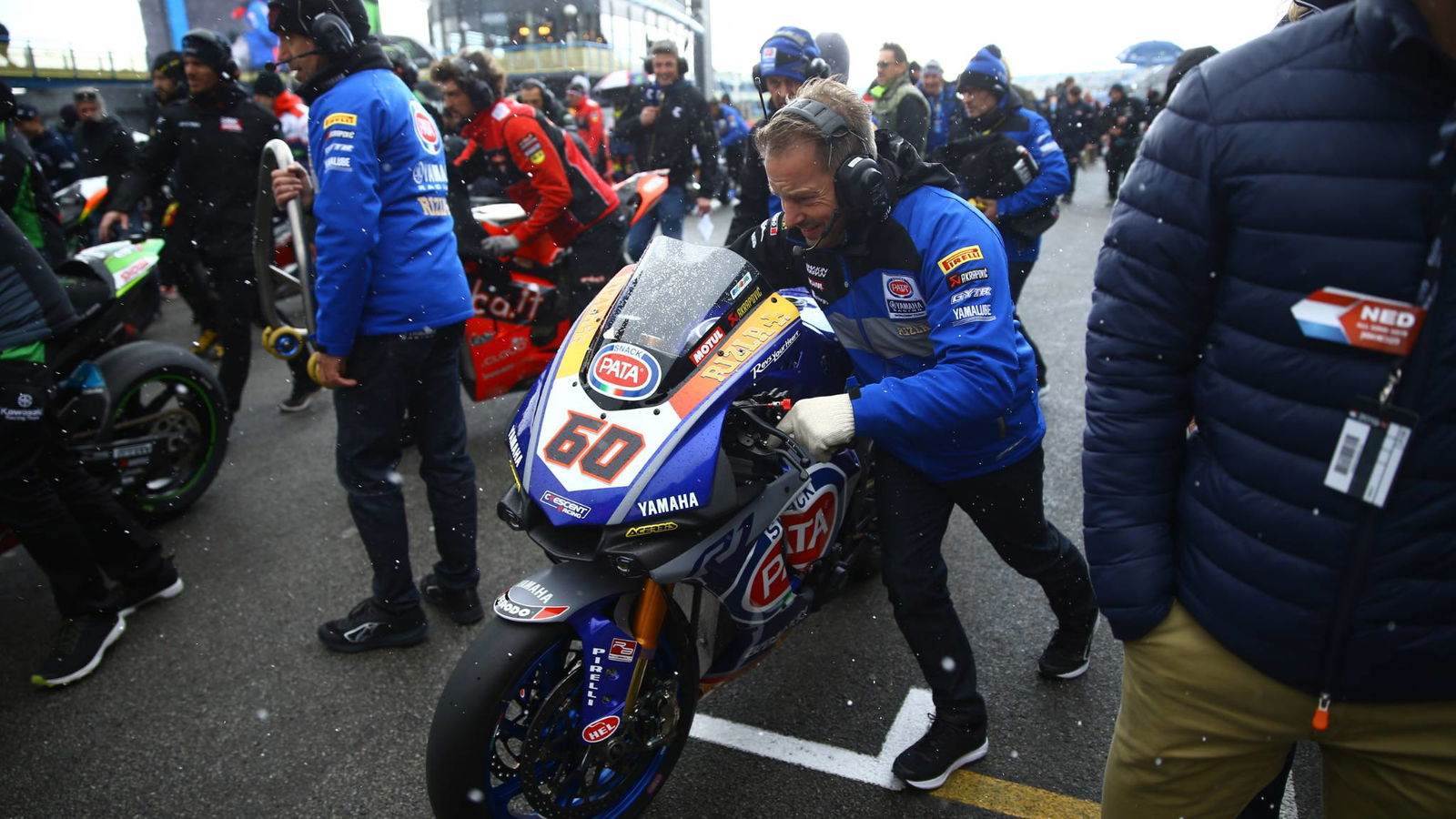 Assen World Superbike race one cancelled by snow