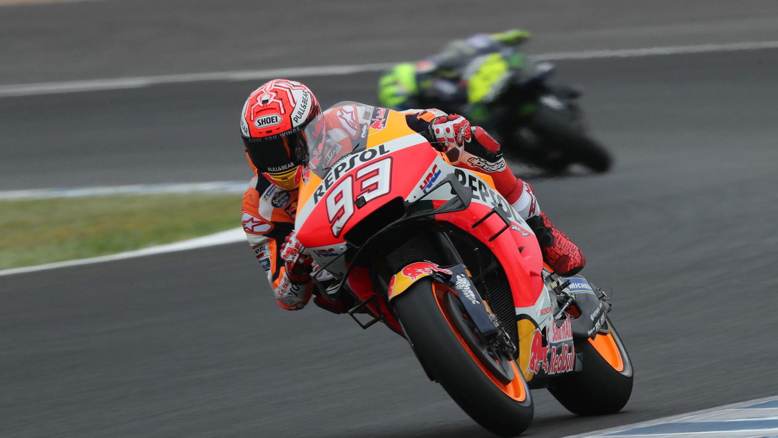 Marquez shakes off mechanical issue, fall to top warm-up