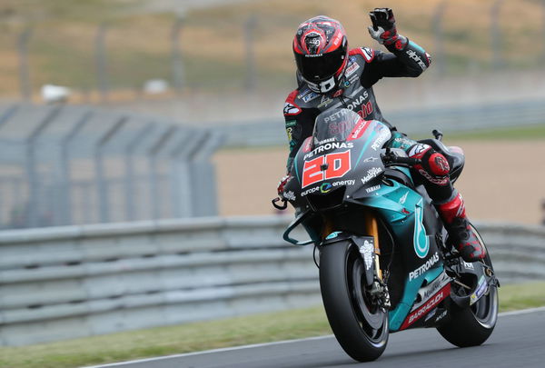 Quartararo leads Marquez in warm-up