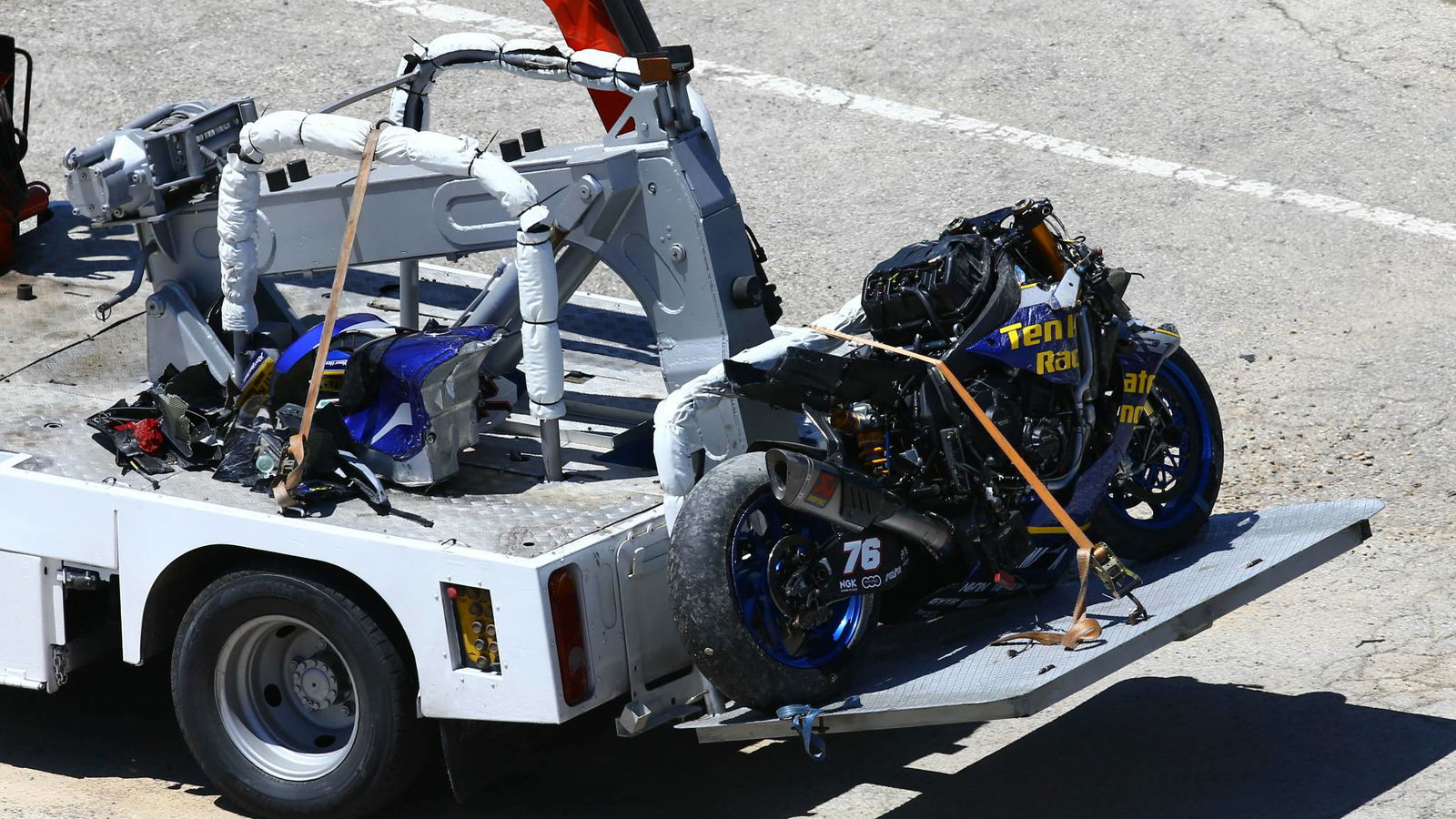 Baz’s catapulting crash leaves Ten Kate facing substantial repair job