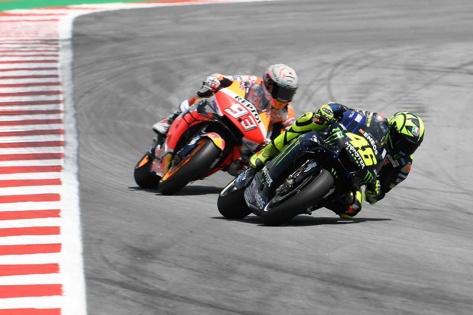 Marquez surrounded by Yamahas but focused on championship