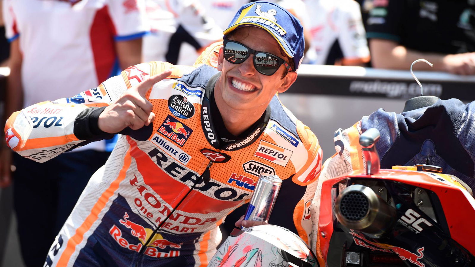 ‘Lucky’ Marquez kept pushing not realising Yamahas were out