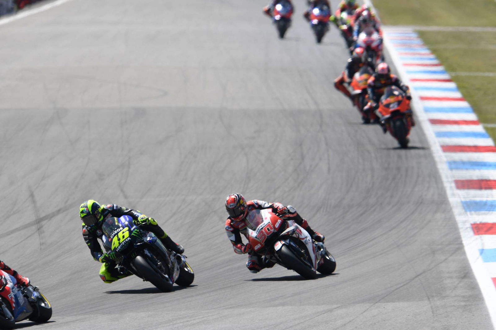 Vinales leads warm-up as Dovizioso surges to second
