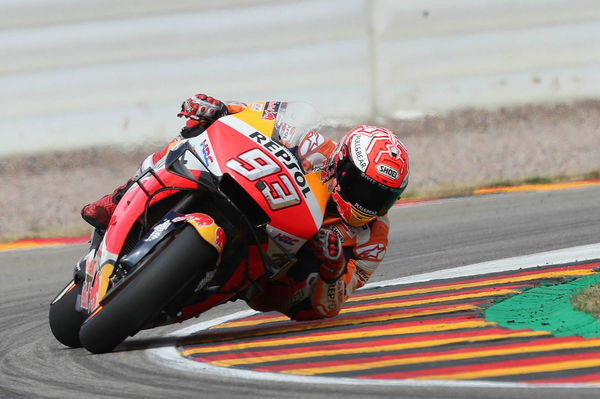 Marquez in charge for pole position, Dovizioso down in 13th