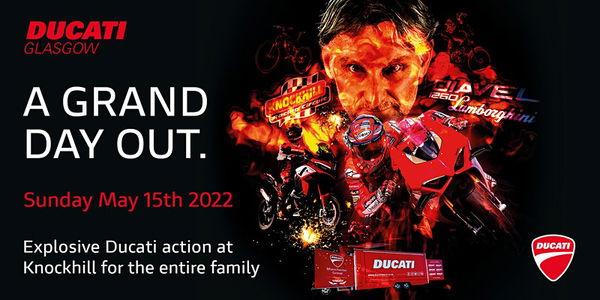 Ducati Glasgow Knockhill poster.