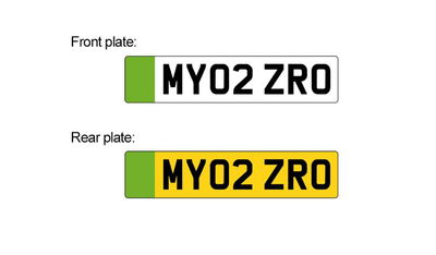 green number plates