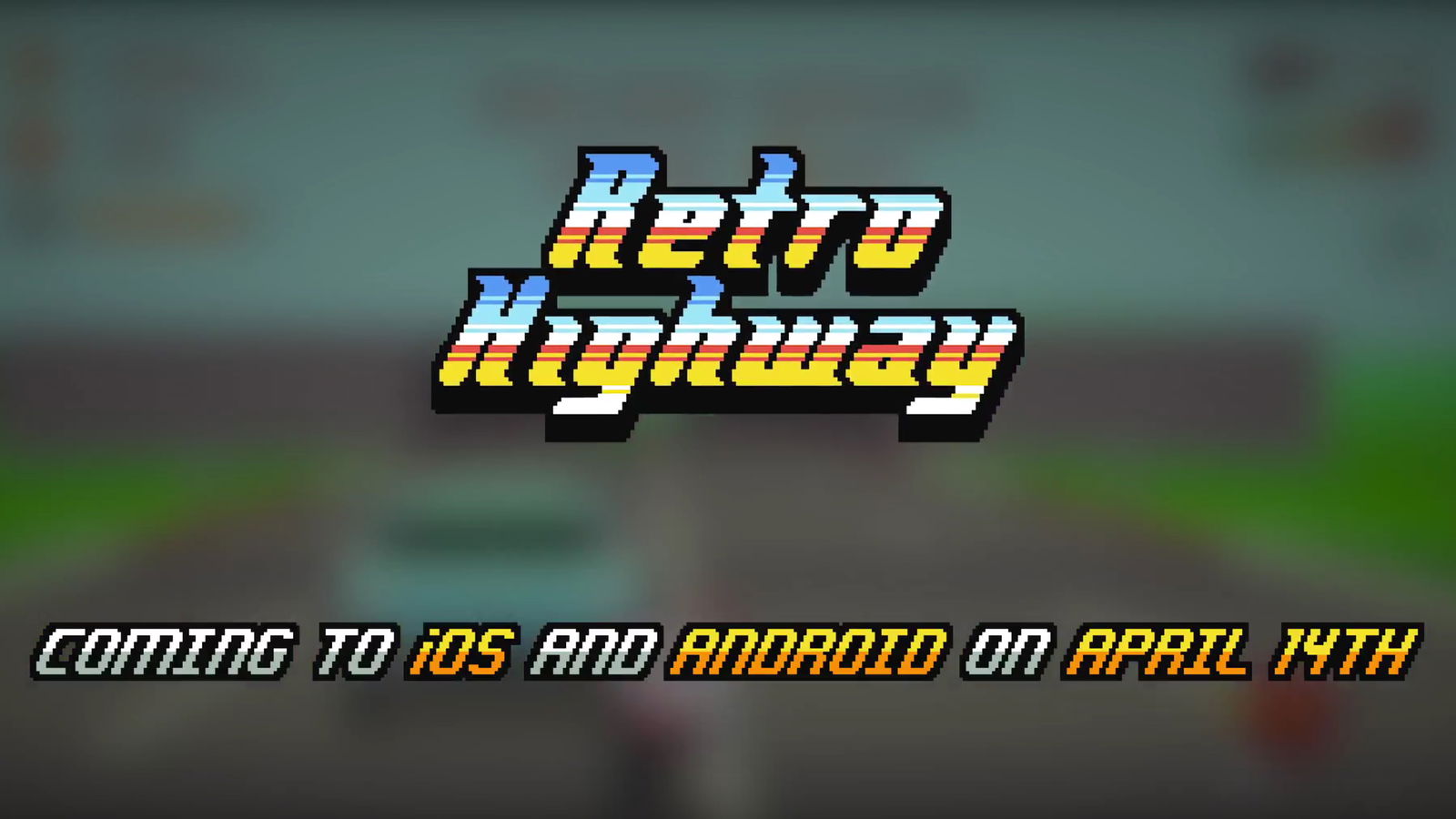 Retro bike game set for a mobile near you