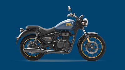 2023 Royal Enfield Meteor 350 in Fireball Matt Green.