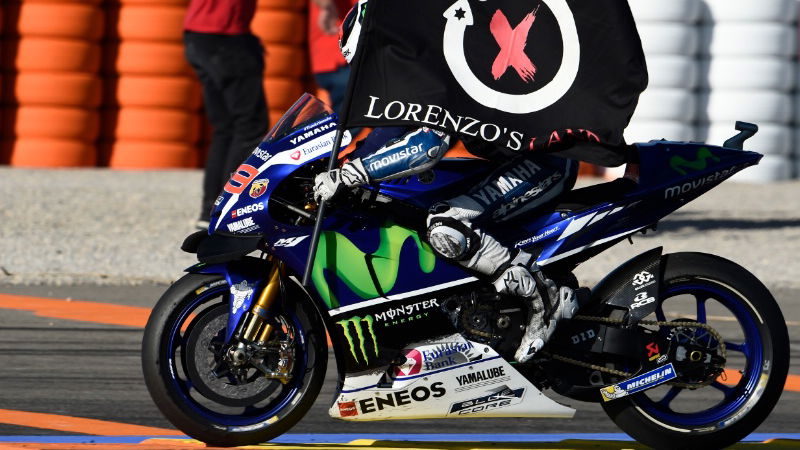 Lorenzo ends 2016 on top in Yamaha farewell