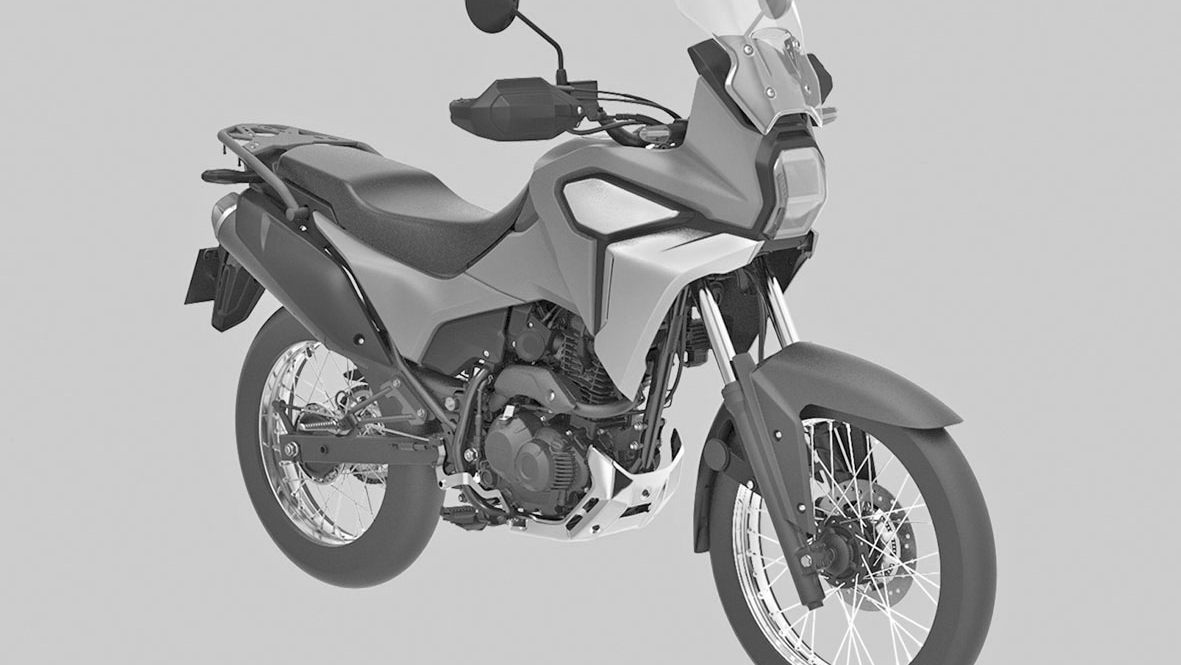 Honda NX 200 render. - Motorcycle.com