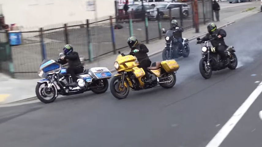 Oakland Harley riders