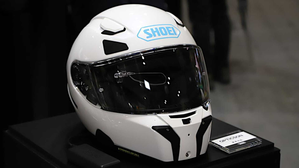 Shoei Opticson helmet. - Ride Apart.