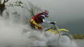 Pastrana makes world's first floating ramp jump