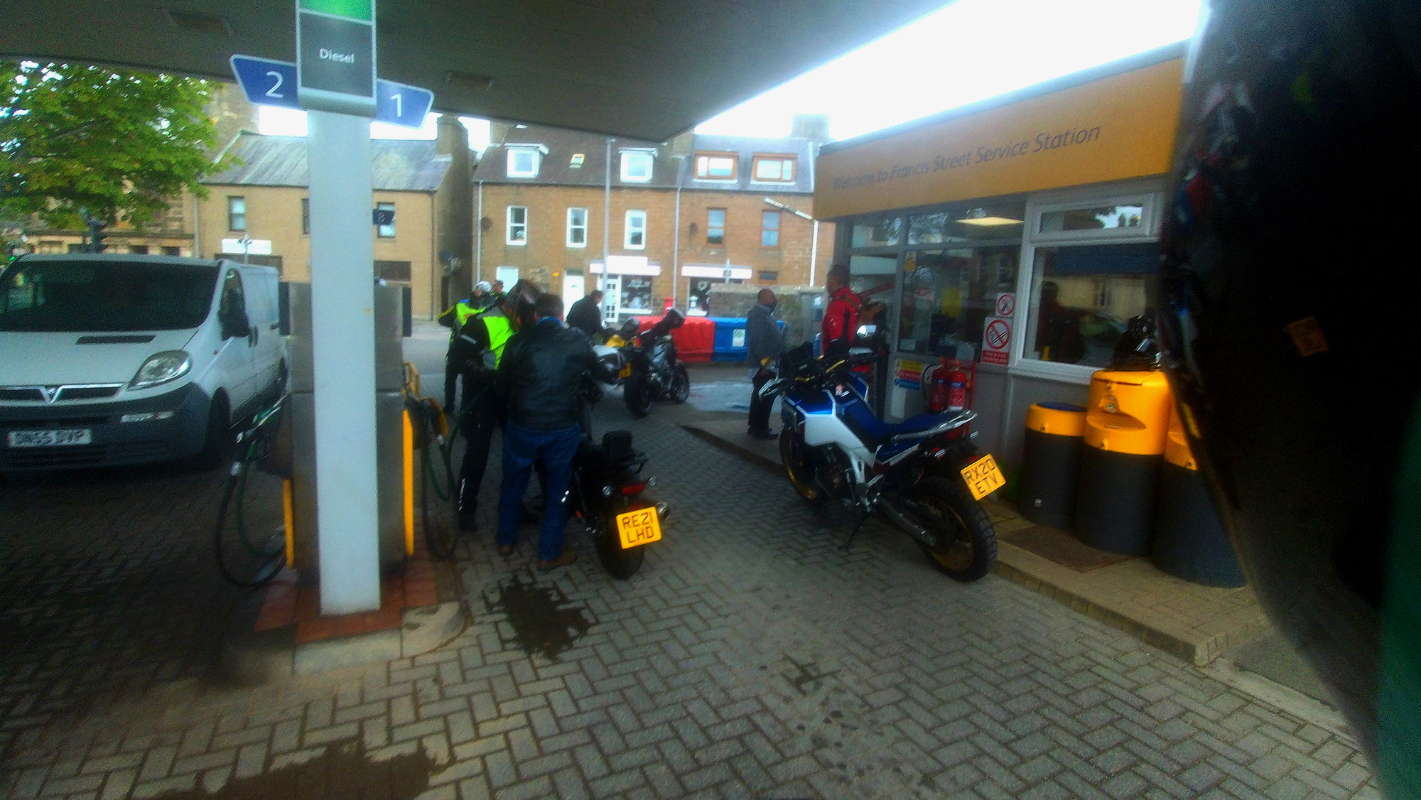 petrol station fuel refill fuel crisis