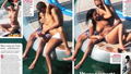 Paps snap Valentino Rossi kissing topless girl